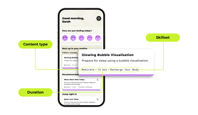 How to Practise Mental Fitness in the Smiling Mind App - Lables (1)